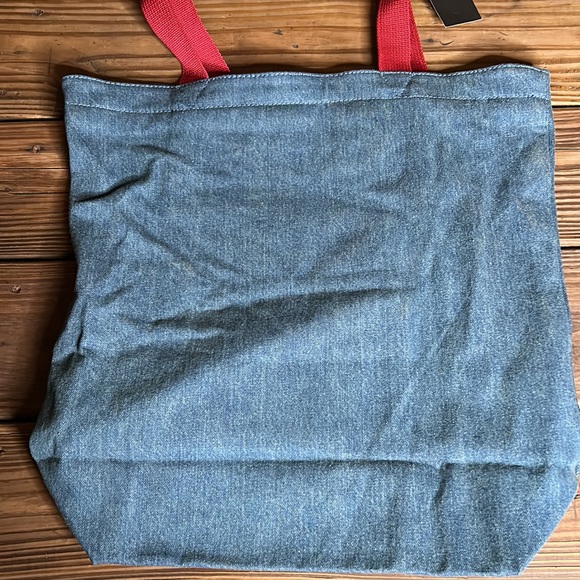 Levi’s X Disney Mickey Mouse Back Pocket Red Handled Tote Bag - Picture 9 of 15